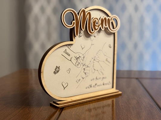 Ornement "Love with all our Hearts" (L'amour avec tous nos cœurs)