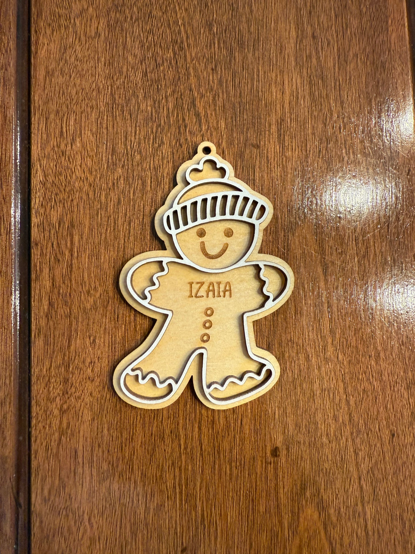 Ornement familial en pain d'épice (25% de réduction à partir de 3 achats)